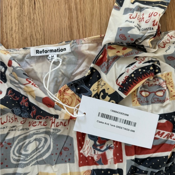 Reformation Printed Tank - Picture 2 of 3